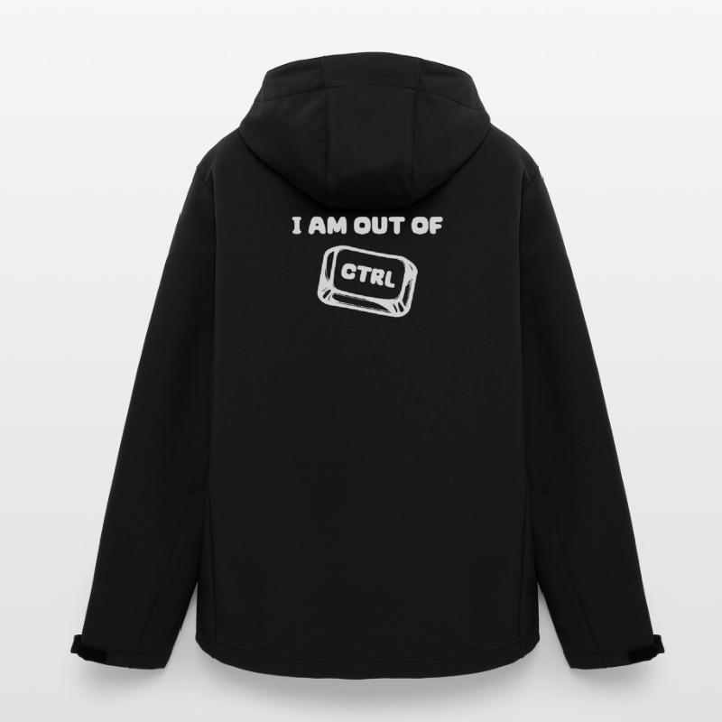 Developer Cooler Saying Scripting Code Computer Men’s Recycled Softshell Jacket by Stanley/Stella