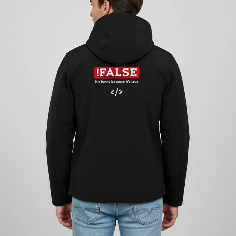 Debug Scripting Statement Developer Code Nerd Men’s Recycled Softshell Jacket Discoverer by Stanley/Stella