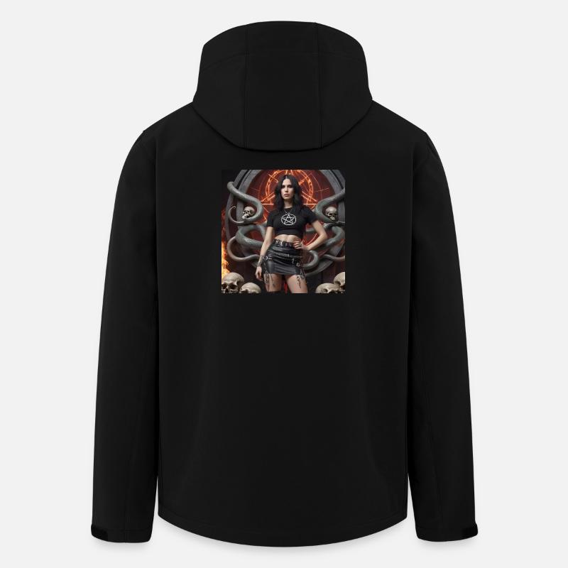 Heavy-Metal-Pose - Recycelte Männer Softshell-Jacke von Stanley/Stella - Schwarz
