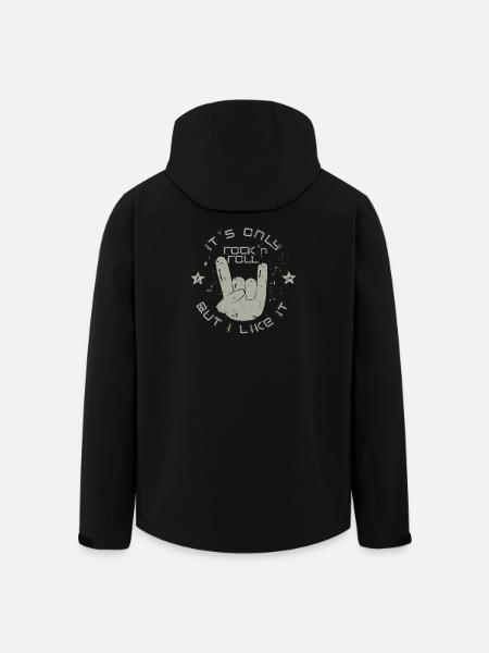only Rock 'n' Roll - Men’s Recycled Softshell Jacket by Stanley/Stella - black