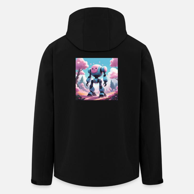 Robot - Recycelte Männer Softshell-Jacke von Stanley/Stella - Schwarz