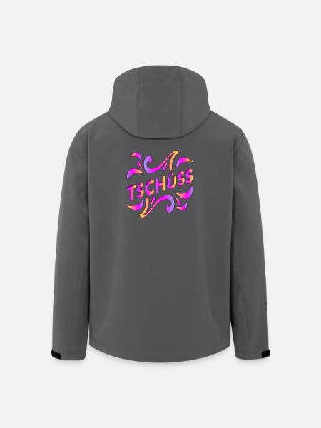 ABSCHIED TSCHÜSS - Recycelte Männer Softshell-Jacke von Stanley/Stella - Schwarz