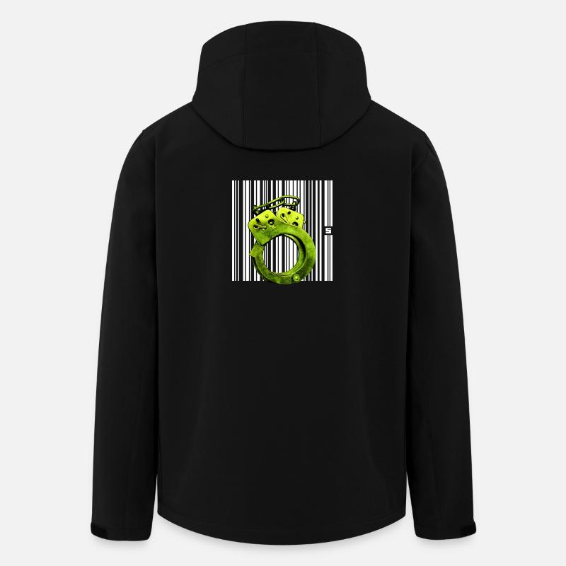 SPOT - STATUS - Recycelte Männer Softshell-Jacke von Stanley/Stella - Schwarz