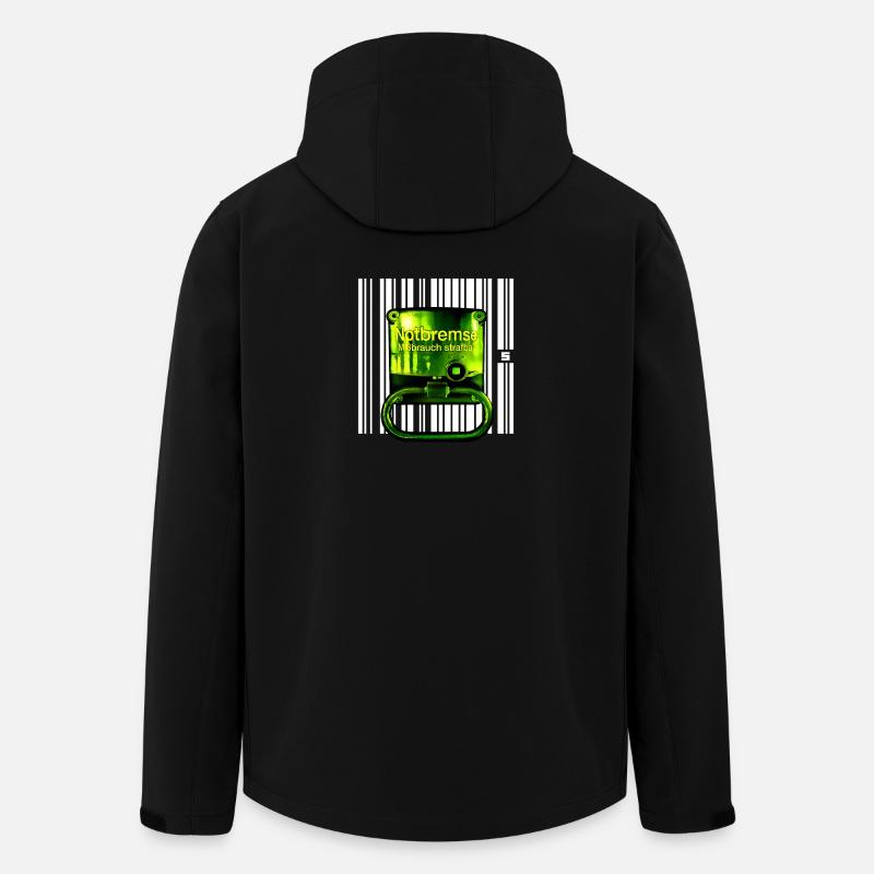 SPOT - STOP - Recycelte Männer Softshell-Jacke von Stanley/Stella - Schwarz