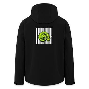 SPOT - TOURISTE - Veste softshell homme en polyester recyclé Stanley/Stella - noir - Dos - AI Model Male 185 light (185cm)