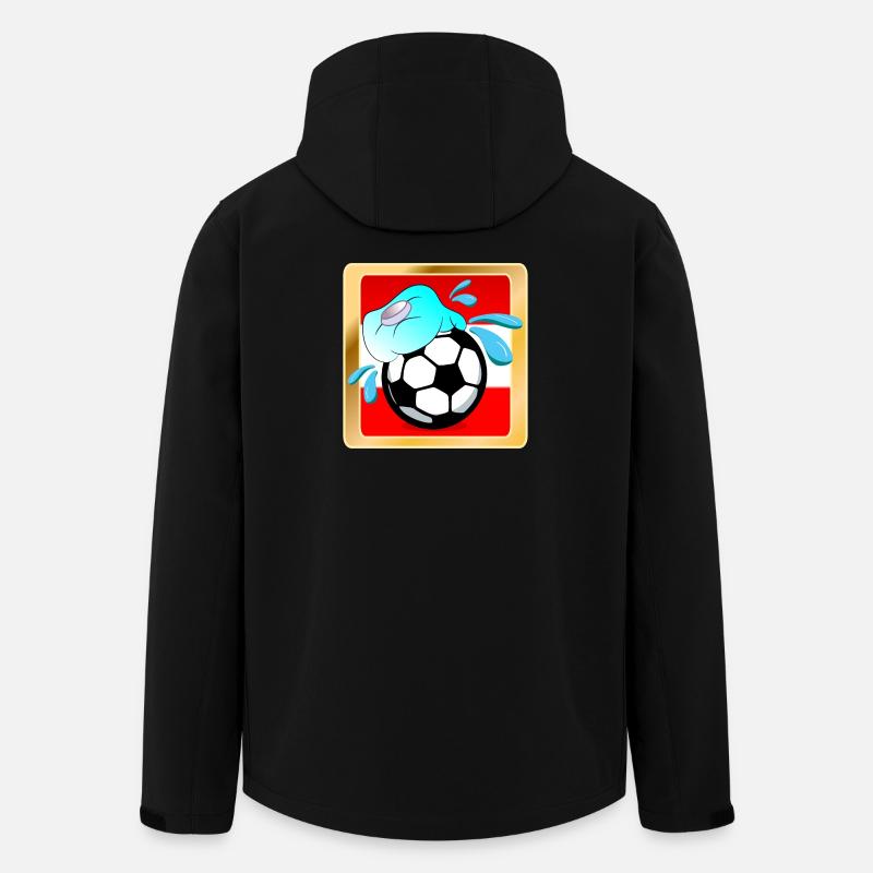 SUMMER IN AUSTRIA FOOTBALL - Men’s Recycled Softshell Jacket by Stanley/Stella - black