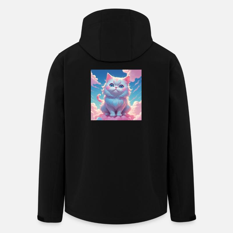 Kätzchen - Recycelte Männer Softshell-Jacke von Stanley/Stella - Schwarz