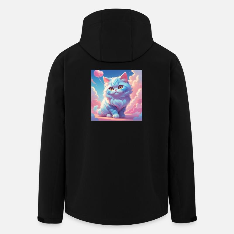 Chaton - Veste softshell homme en polyester recyclé Stanley/Stella - noir