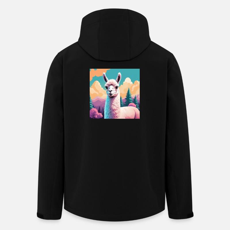 Lama - Recycelte Männer Softshell-Jacke von Stanley/Stella - Schwarz