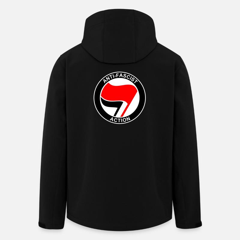ANTIFA-Logo - Recycelte Männer Softshell-Jacke von Stanley/Stella - Schwarz