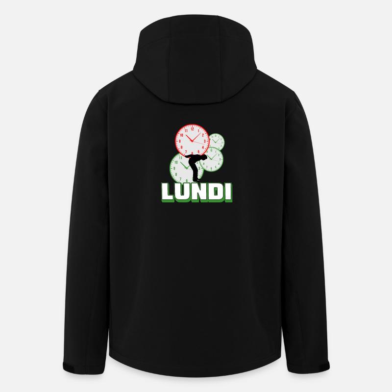 Lundi - Veste softshell homme en polyester recyclé Stanley/Stella - noir