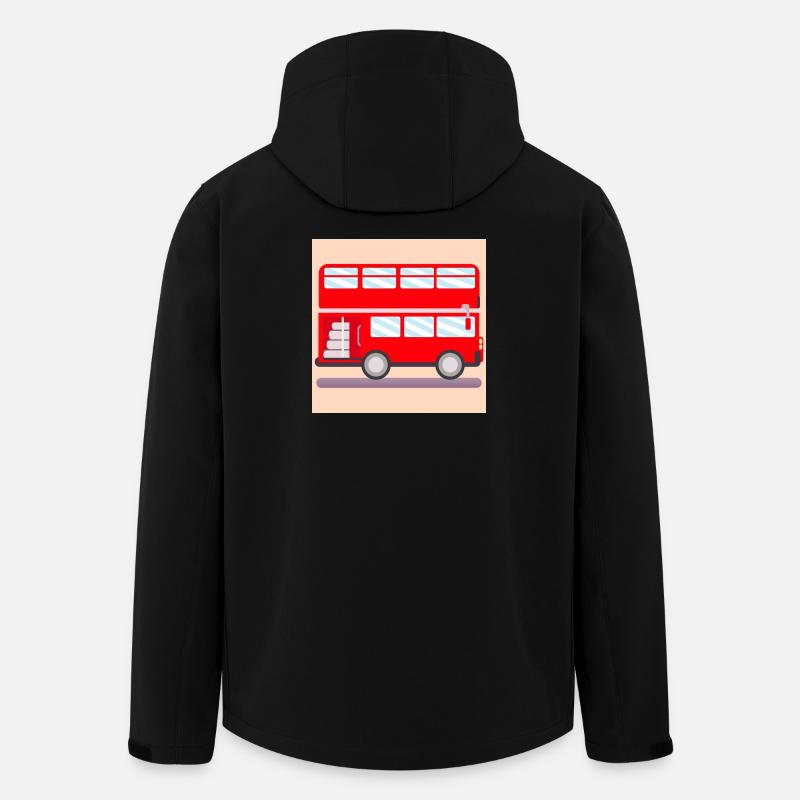 CHAUFFEUR DE BUS - Veste softshell homme en polyester recyclé Stanley/Stella - noir