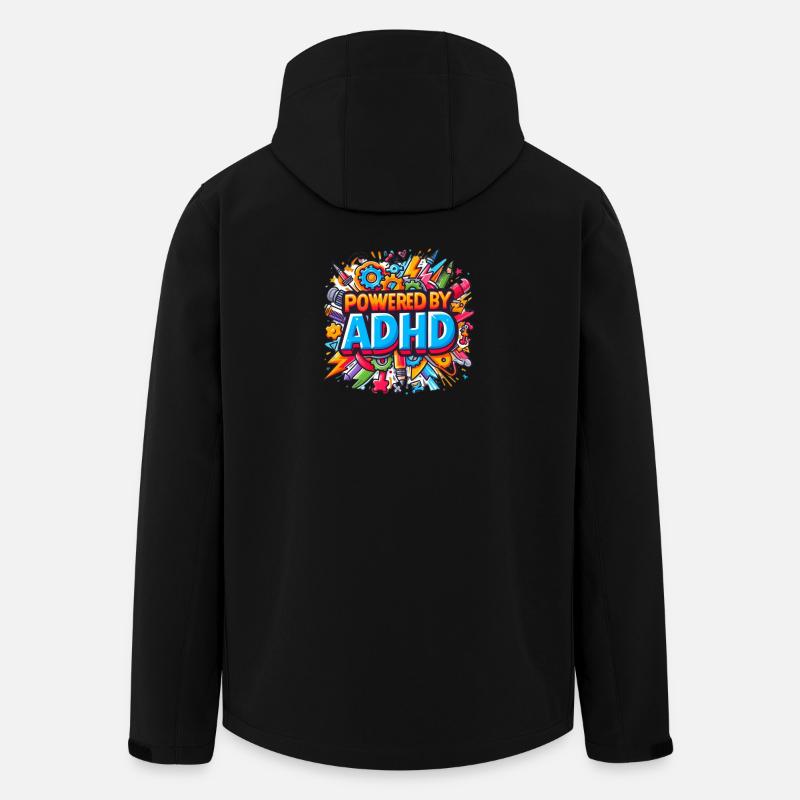 TDAH - Veste softshell homme en polyester recyclé Stanley/Stella - noir