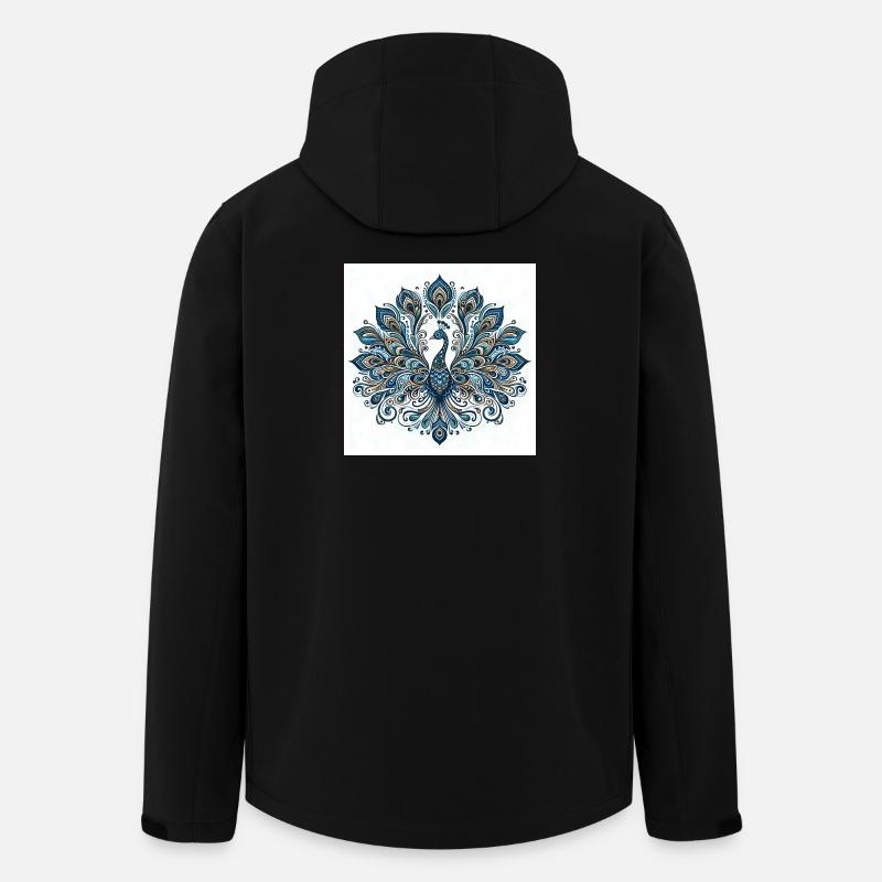 Paon - Veste softshell homme en polyester recyclé Stanley/Stella - noir