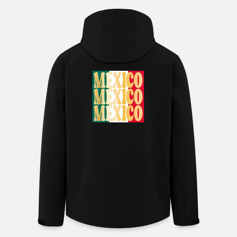 México Mexican Mexico - Men’s Recycled Softshell Jacket by Stanley/Stella - black