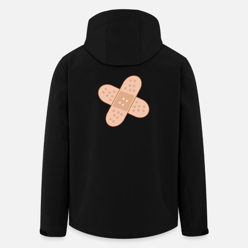 PFLASTER VERBAND - GUTE BESSERUNG - Recycelte Männer Softshell-Jacke von Stanley/Stella - Schwarz