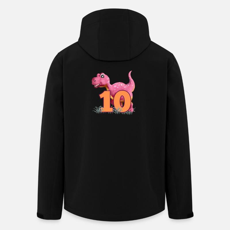 N°10 Dino - Veste softshell homme en polyester recyclé Stanley/Stella - noir