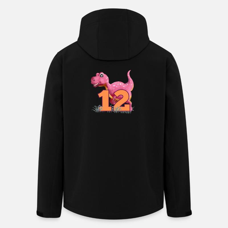 Nr.12 Dino - Recycelte Männer Softshell-Jacke von Stanley/Stella - Schwarz