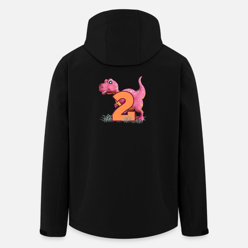 Nr.2 Dino - Recycelte Männer Softshell-Jacke von Stanley/Stella - Schwarz