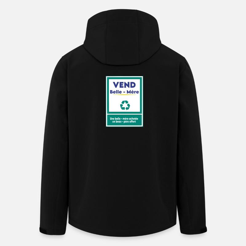 Vend belle-mère - Veste softshell homme en polyester recyclé Discoverer Stanley/Stella - noir