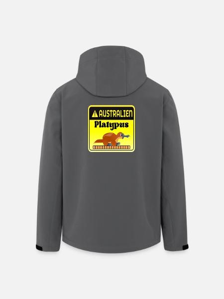 AUSTRALIEN PLATYPUS - Recycelte Männer Softshell-Jacke von Stanley/Stella - Schwarz