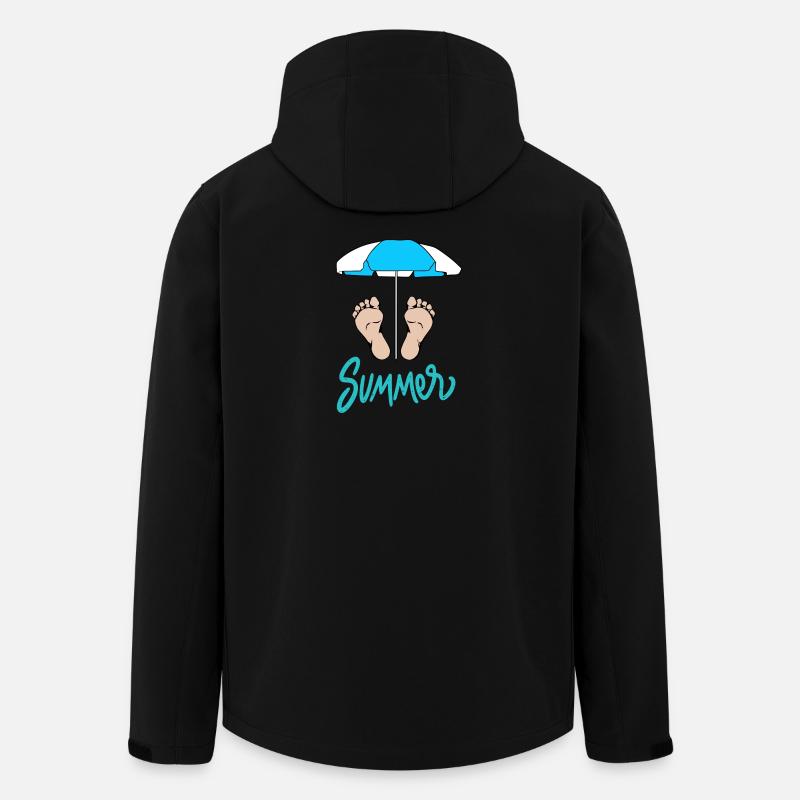 Sommer - Recycelte Männer Softshell-Jacke von Stanley/Stella - Schwarz