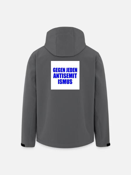 gegen jeden antisemitismus - Recycelte Männer Softshell-Jacke von Stanley/Stella - Schwarz