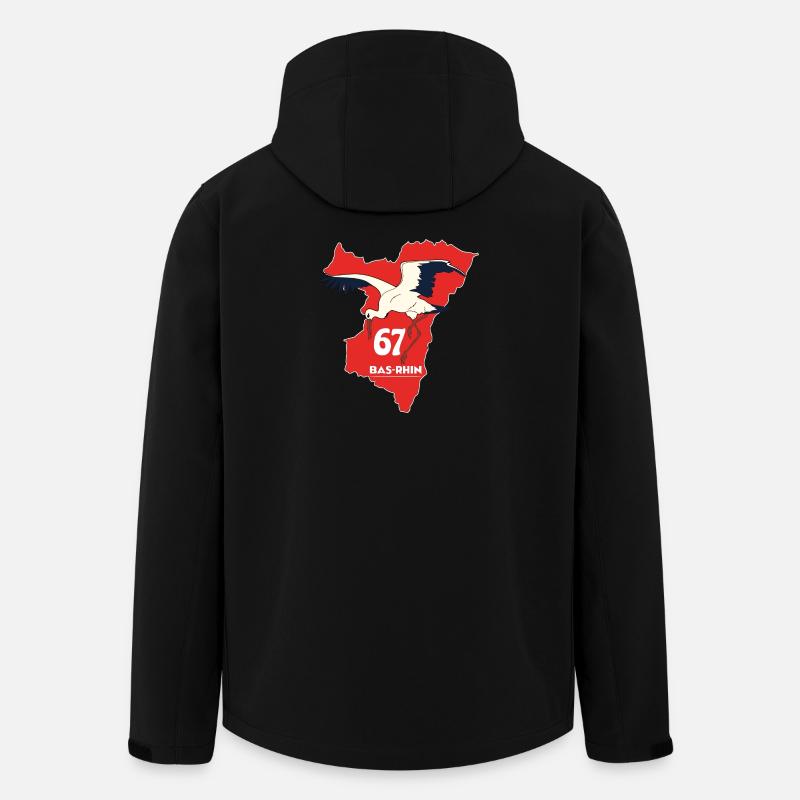 Bas-Rhin - Men’s Recycled Softshell Jacket by Stanley/Stella - black