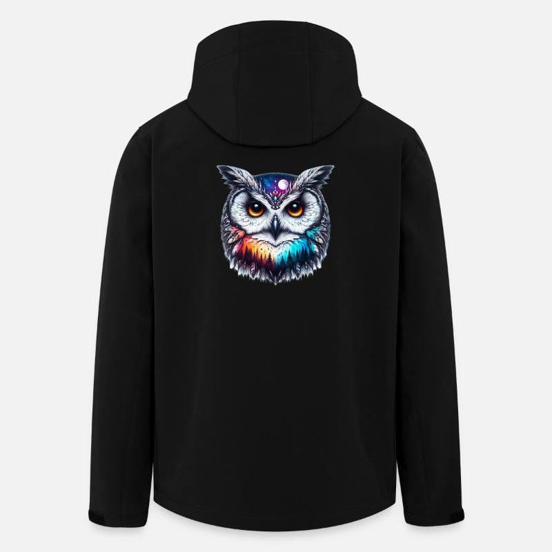 Hibou - Veste softshell homme en polyester recyclé Stanley/Stella - noir