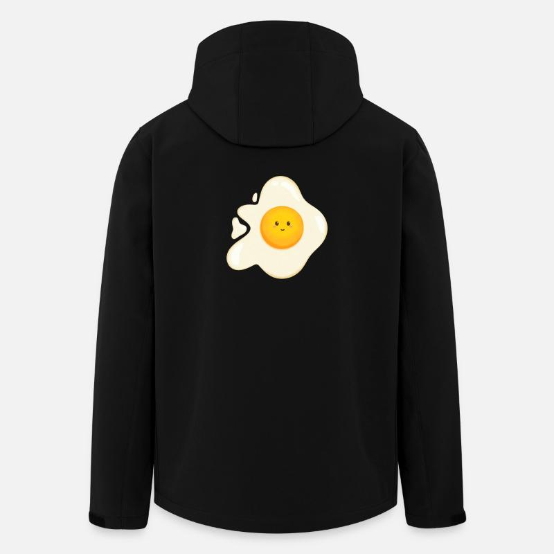 Oeuf au plat sucré - Veste softshell homme en polyester recyclé Stanley/Stella - noir