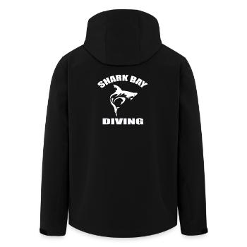 PLONGÉE SHARK BAY - Veste softshell homme en polyester recyclé Stanley/Stella - noir - Dos - AI Model Male 185 light (185cm)