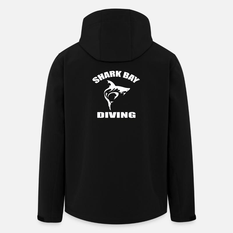 PLONGÉE SHARK BAY - Veste softshell homme en polyester recyclé Stanley/Stella - noir