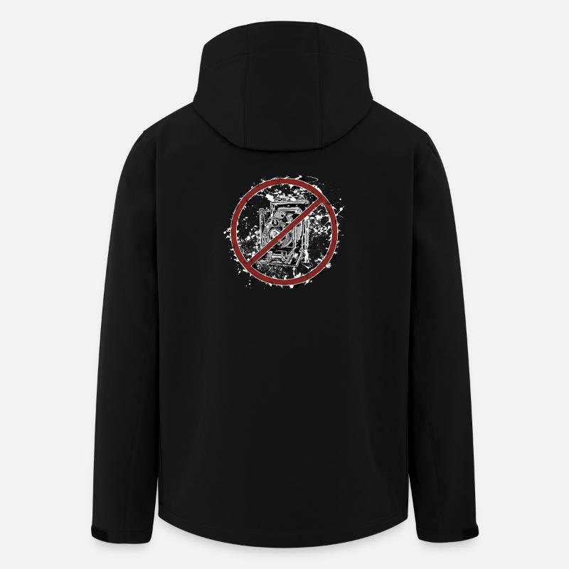 Please do not take photos - Men’s Recycled Softshell Jacket by Stanley/Stella - black