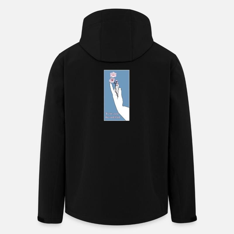 You are beautiful - Men’s Recycled Softshell Jacket by Stanley/Stella - black