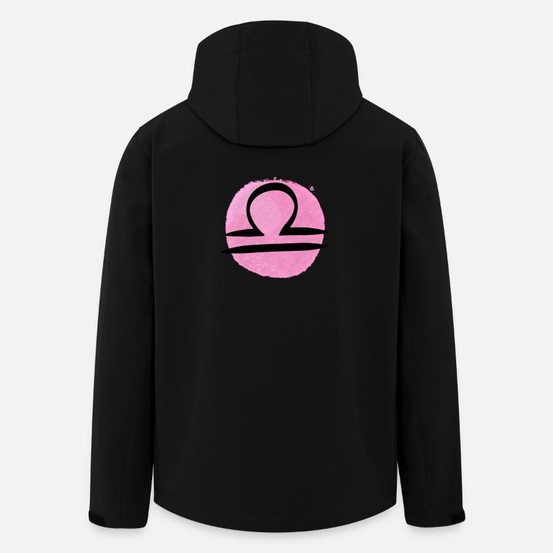 Signe du zodiaque Balance - Veste softshell homme en polyester recyclé Stanley/Stella - noir