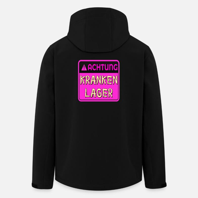 GUTE BESSERUNG KRANKENLAGER - Recycelte Männer Softshell-Jacke von Stanley/Stella - Schwarz