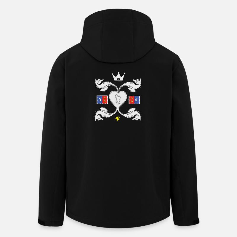 T SHIRT 976 Mayotte - Veste softshell homme en polyester recyclé Stanley/Stella - noir