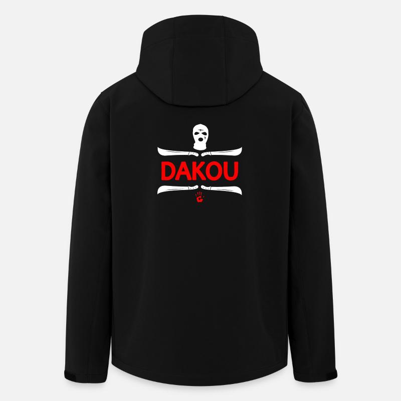T-SHIRT DAKOU_MAYOTTE - Recycelte Männer Softshell-Jacke von Stanley/Stella - Schwarz
