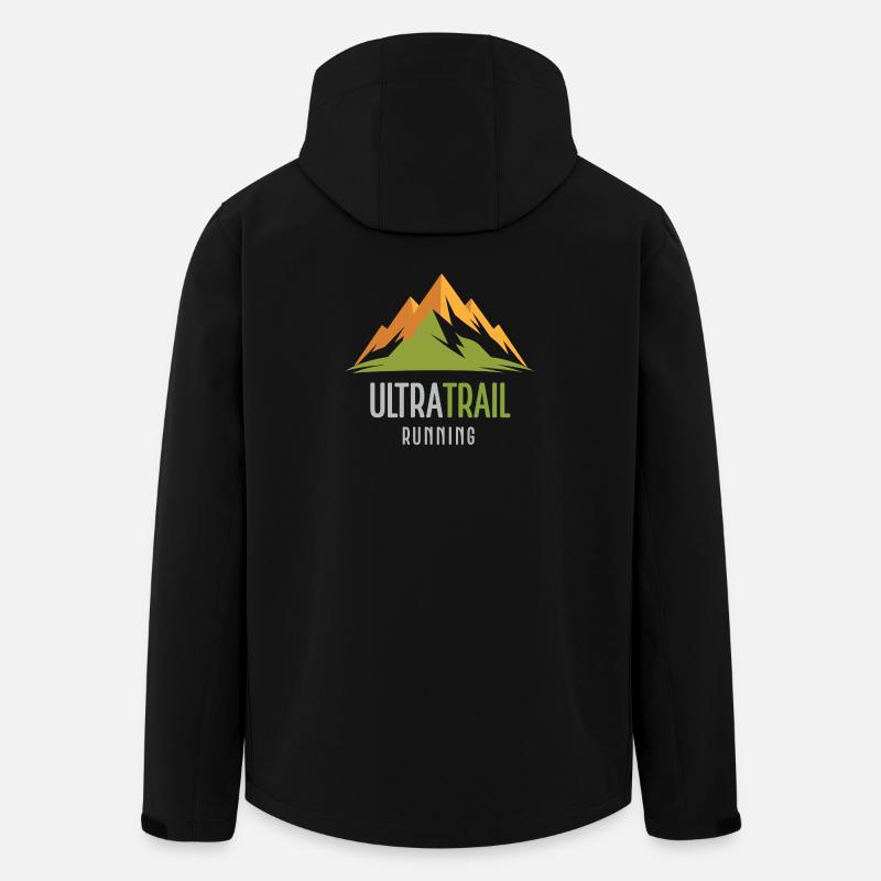 Ultra-Trailrunning - Recycelte Männer Softshell-Jacke von Stanley/Stella - Schwarz