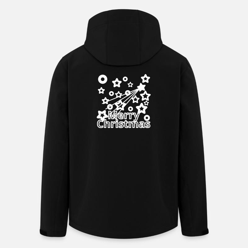 Weihnachtshimmel - Recycelte Männer Softshell-Jacke von Stanley/Stella - Schwarz