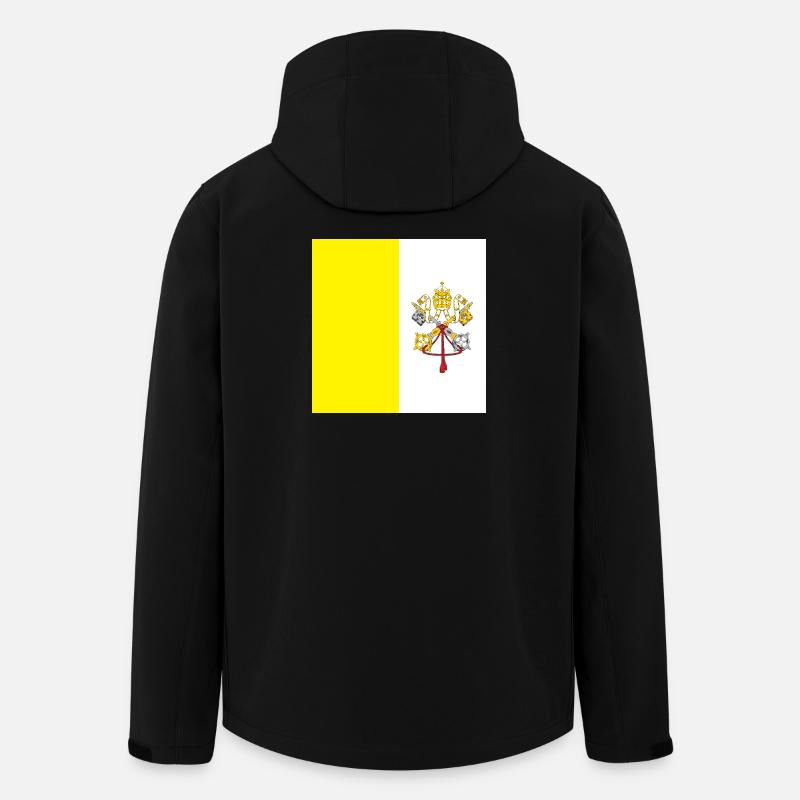 Vatican - Veste softshell homme en polyester recyclé Stanley/Stella - noir