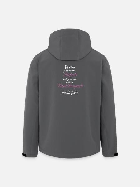 Ich bin der beste Physiotherapeut - Recycelte Männer Softshell-Jacke von Stanley/Stella - Schwarz
