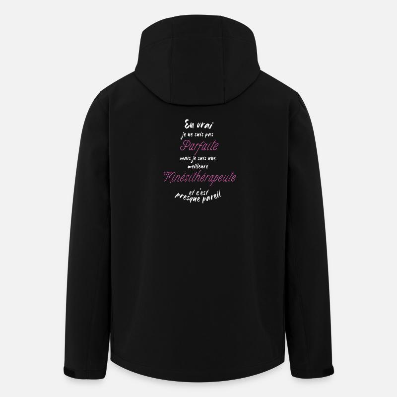 Ich bin der beste Physiotherapeut - Recycelte Männer Softshell-Jacke von Stanley/Stella - Schwarz