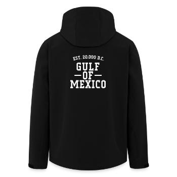 Gulf of Mexico - Recycelte Männer Softshell-Jacke von Stanley/Stella - Schwarz - Hinten - AI Model Male 185 light (185cm)