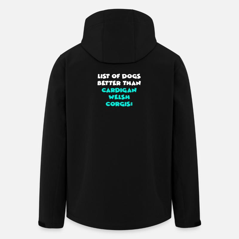Cardigan Welsh Corgi - Recycelte Männer Softshell-Jacke von Stanley/Stella - Schwarz