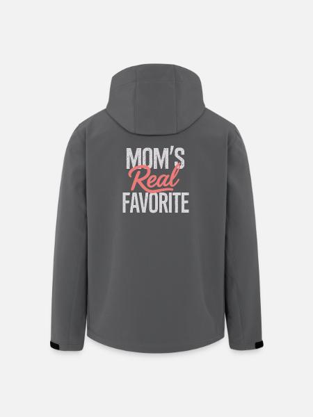 Mom's Real Favorite - Men’s Recycled Softshell Jacket by Stanley/Stella - black