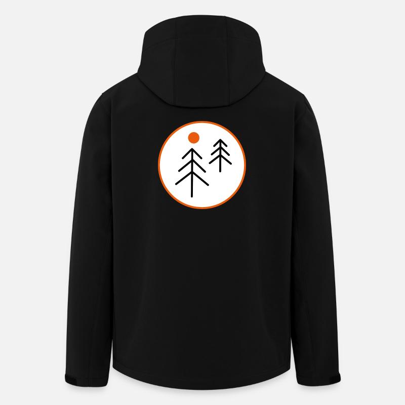 Arbre - Veste softshell homme en polyester recyclé Stanley/Stella - noir