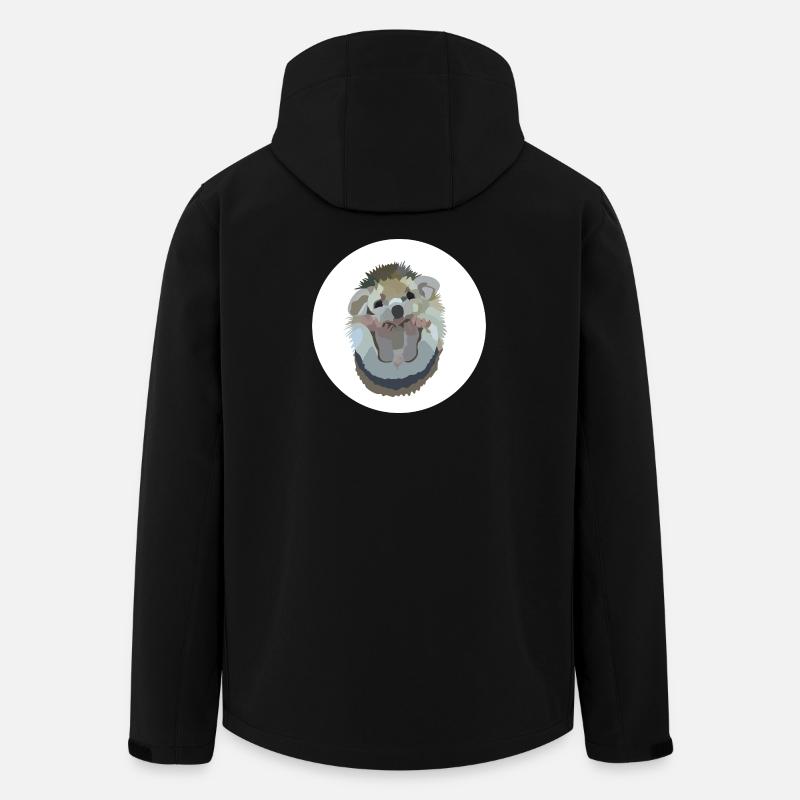 Ida Igel - Recycelte Männer Softshell-Jacke von Stanley/Stella - Schwarz