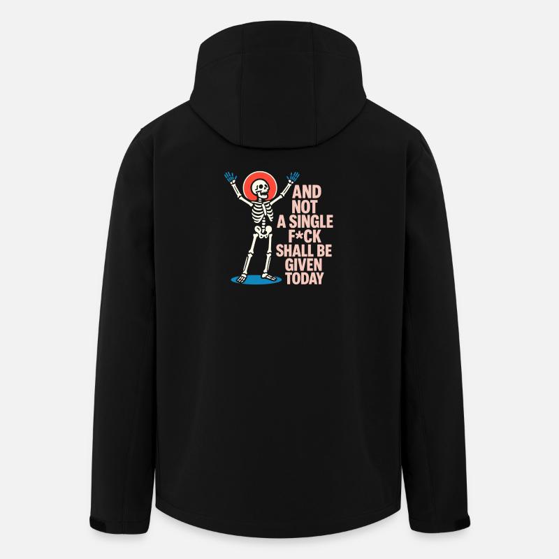 Lebendiges Skelett Celebration Design - Recycelte Männer Softshell-Jacke von Stanley/Stella - Schwarz