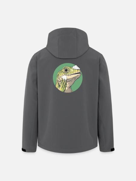 Lizard shaving – smoother than ever! - Men’s Recycled Softshell Jacket by Stanley/Stella - black